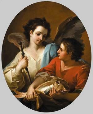 Corrado Giaquinto - Tobias and the Angel c. 1740