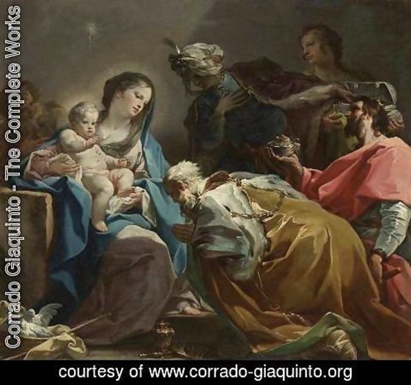 Corrado Giaquinto - Adoration of the Magi c. 1725