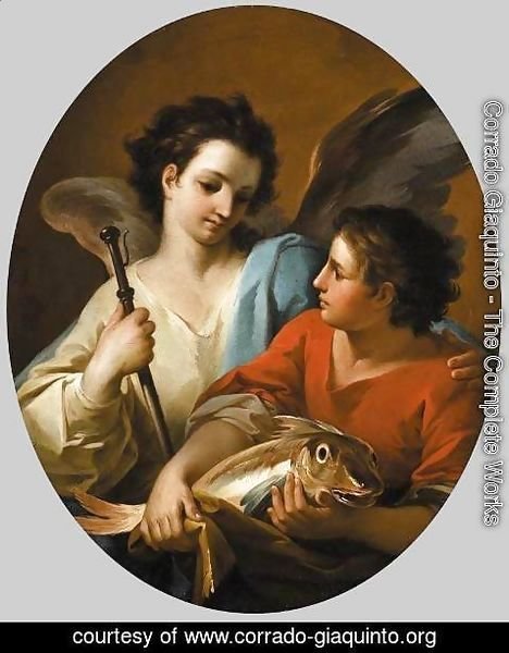 Corrado Giaquinto - Tobias and the Angel c. 1740