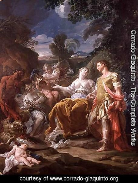 Corrado Giaquinto - Venus Presenting Arms to Aeneas